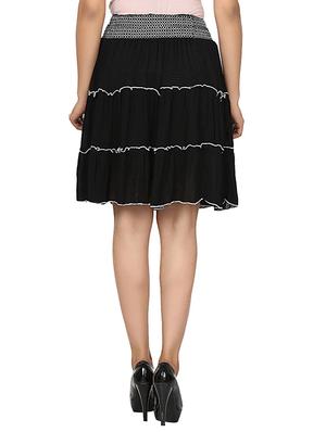 black cotton skirt - 11586259 - Standard Image - 2