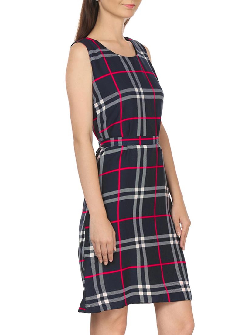 tie back plaid dress - 11588558 - Zoom Image - 2