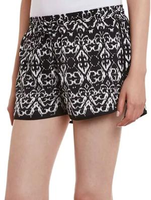 black printed polyester short - 11592576 - Standard Image - 2