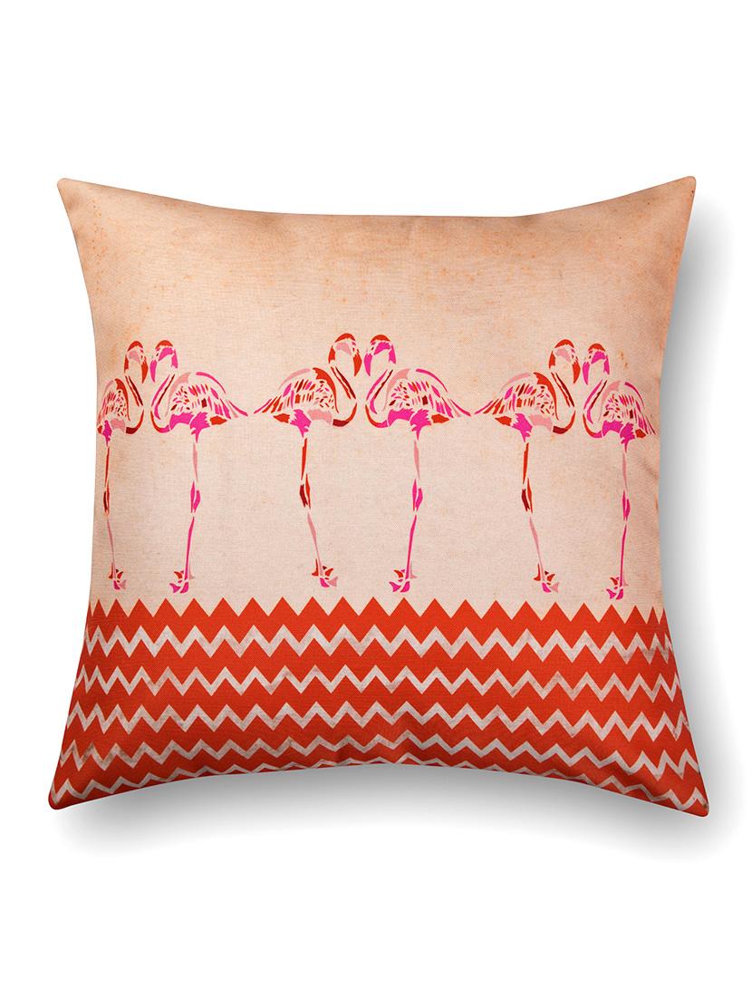 multicoloued cotton printed cushion cover (set of 5) - 11599551 - Zoom Image - 5