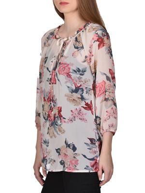 pink georgette regular top - 11601804 - Standard Image - 2