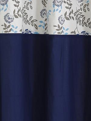 set of 2 cotton floral printed curtain - 11625305 - Standard Image - 2