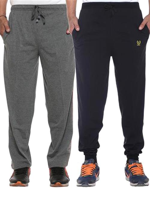 multi colored cotton ankle length track pant - 11677915 - Standard Image - 1