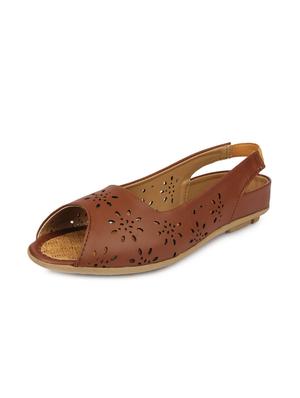 tan back strap sandal - 11696522 - Standard Image - 2