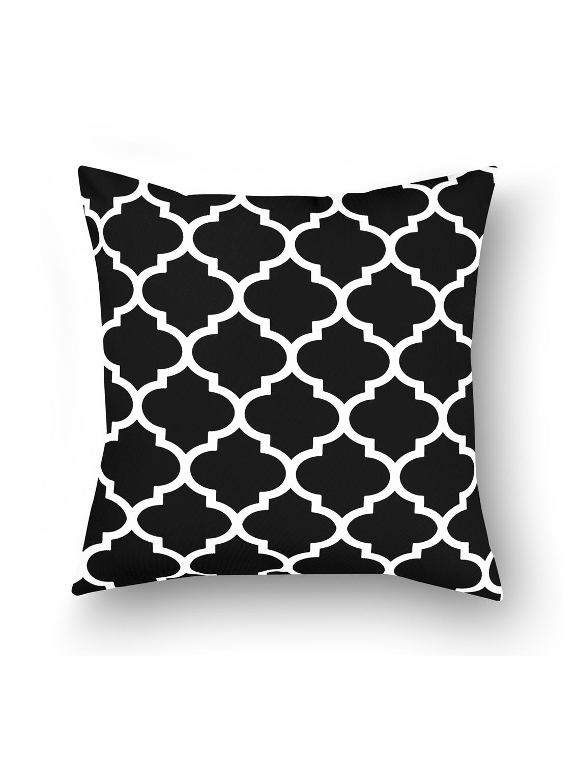 cotton geometric hd digital premium 16 by 16 cushion covers (set of 1) - 11697486 - Zoom Image - 2