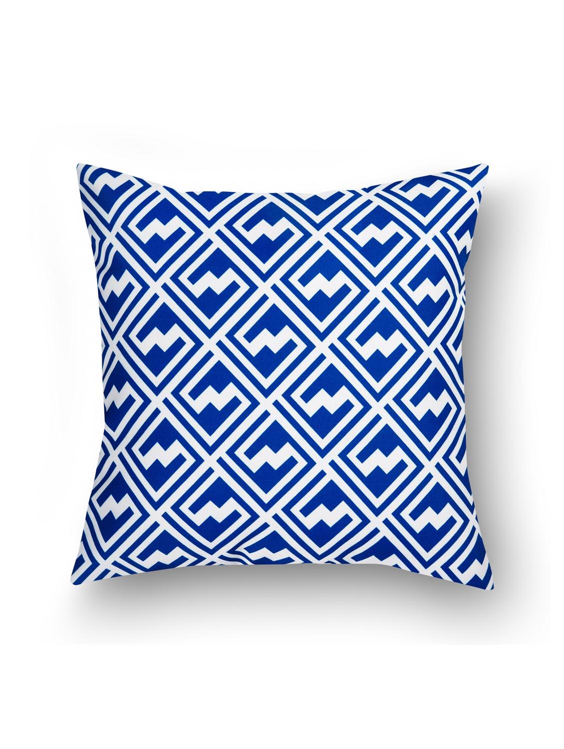 cotton geometric hd digital premium 16 by 16 cushion covers (set of 1) - 11697514 - Zoom Image - 2