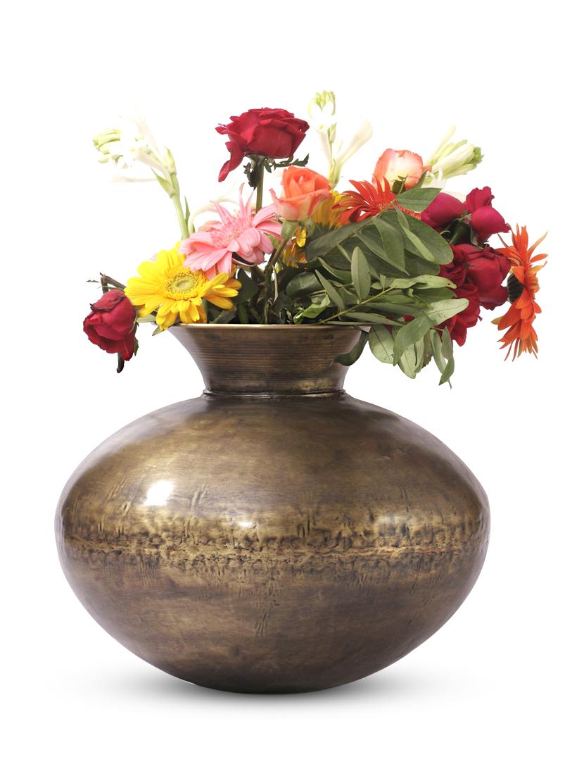 Gold Iron And Brass Planter - Papallona Designs - 1172575