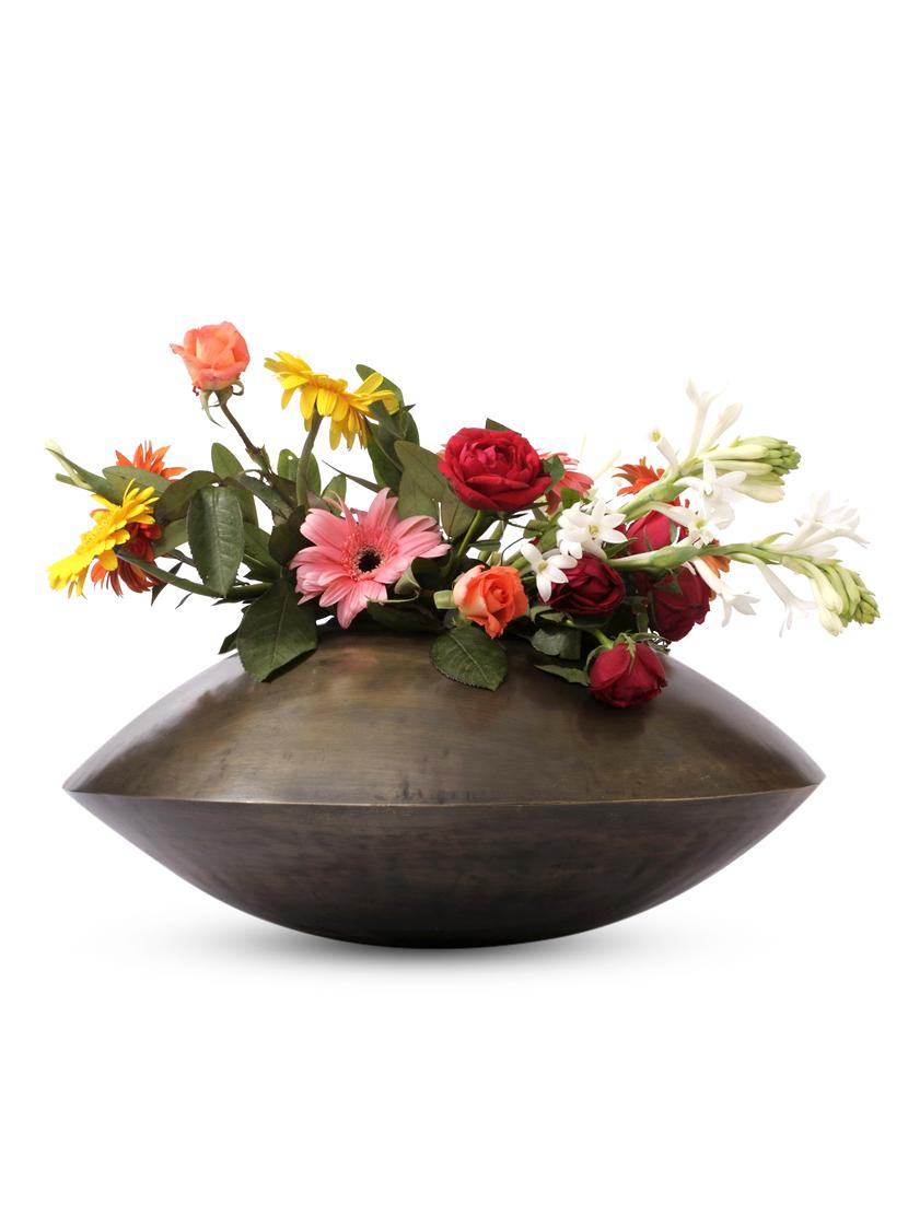 Gold Iron And Brass Planter - Papallona Designs - 1172579