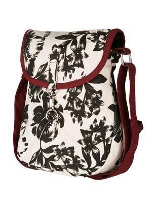 printed canvas sling bag - 11734895 - Standard Image - 5