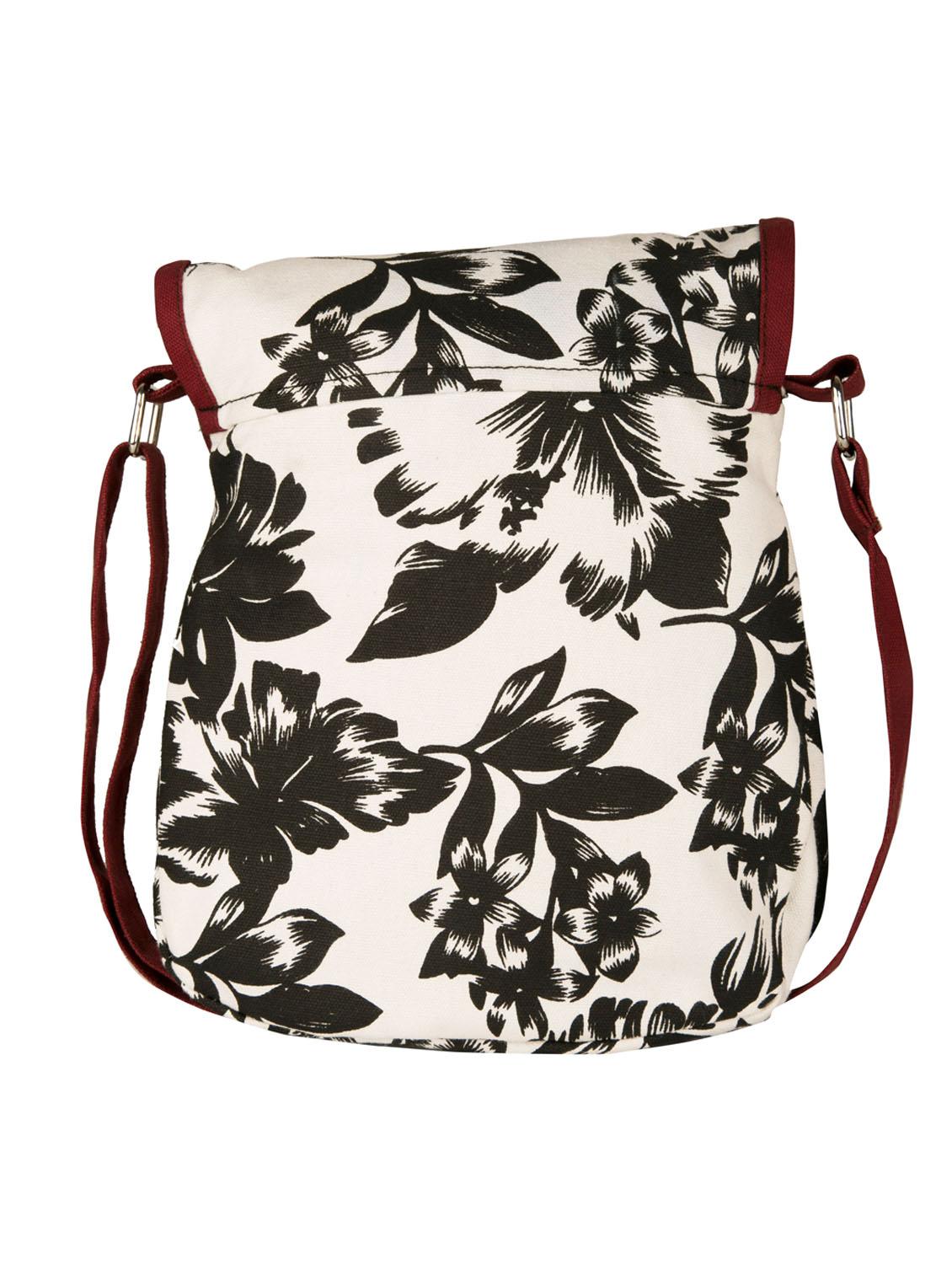 printed canvas sling bag - 11734895 - Zoom Image - 2