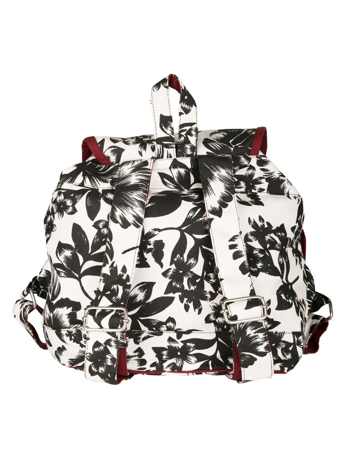 printed canvas backpack - 11734938 - Zoom Image - 2