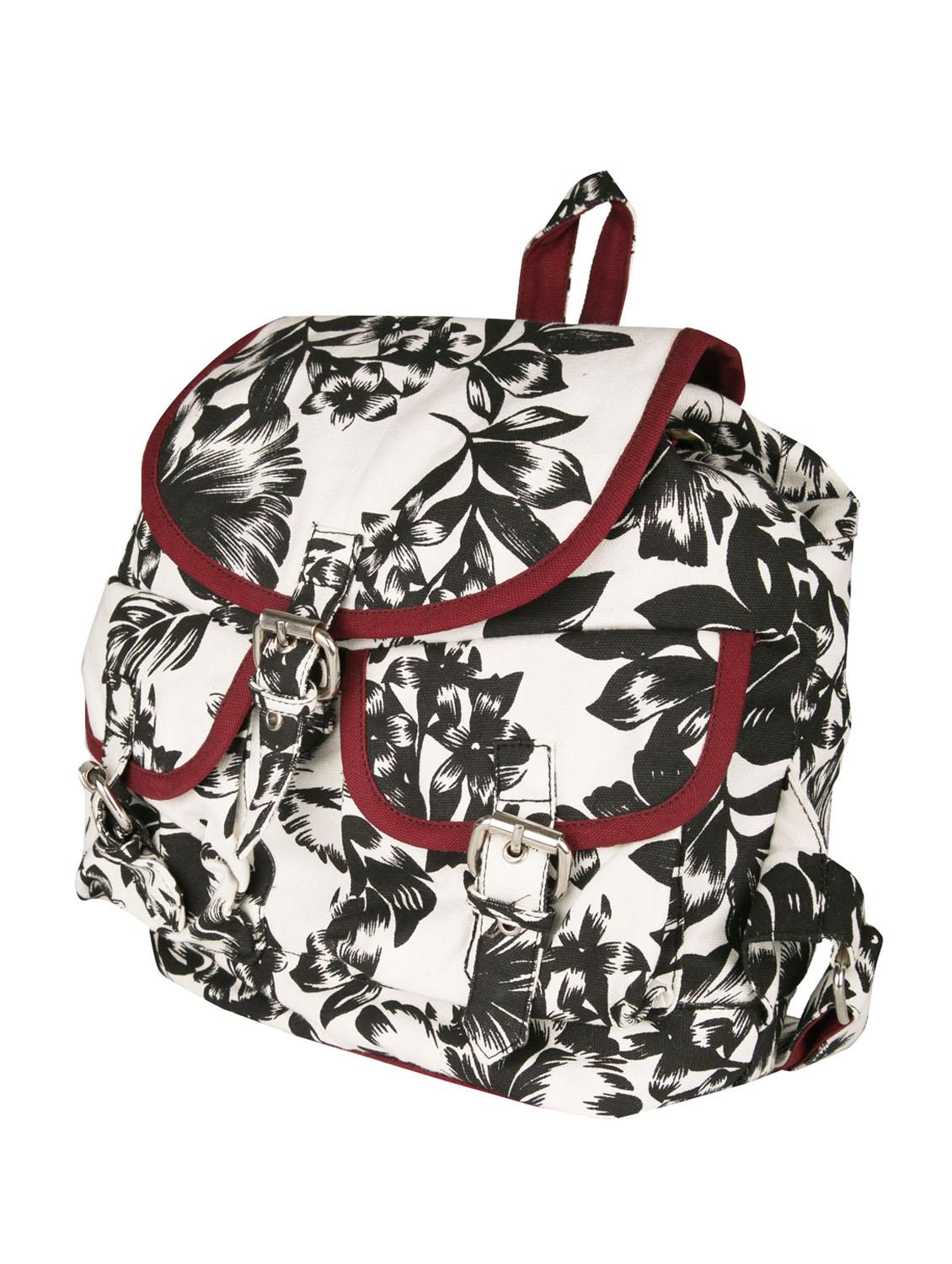 printed canvas backpack - 11734938 - Zoom Image - 5