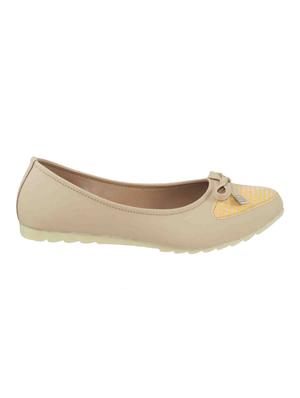 beige fabric slip on ballerina - 11748280 - Standard Image - 2