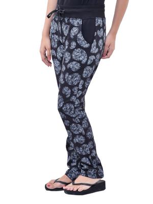 black cotton track pants - 11749937 - Standard Image - 2