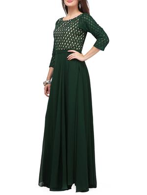 lace detail maxi dress - 11774901 - Standard Image - 2