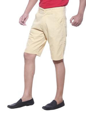yellow denim shorts - 11779037 - Standard Image - 2