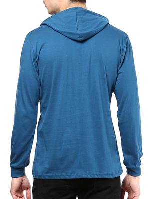 solid blue cotton t-shirt - 11781709 - Standard Image - 2