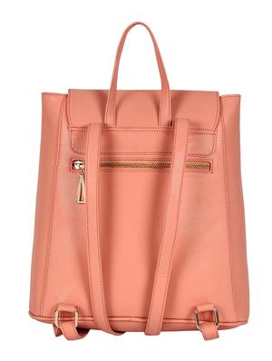 pink leatherette backpack - 11801520 - Standard Image - 2