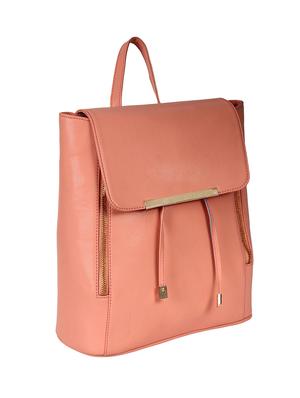 pink leatherette backpack - 11801520 - Standard Image - 5