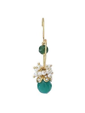 green copper drop earrings - 11826957 - Standard Image - 2