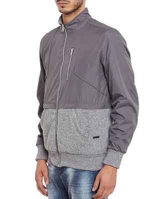 grey nylon quilted jacket - 11854096 - Standard Image - 2