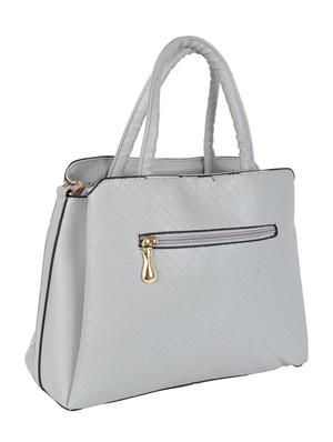 grey leatherette handbag - 11857925 - Standard Image - 2