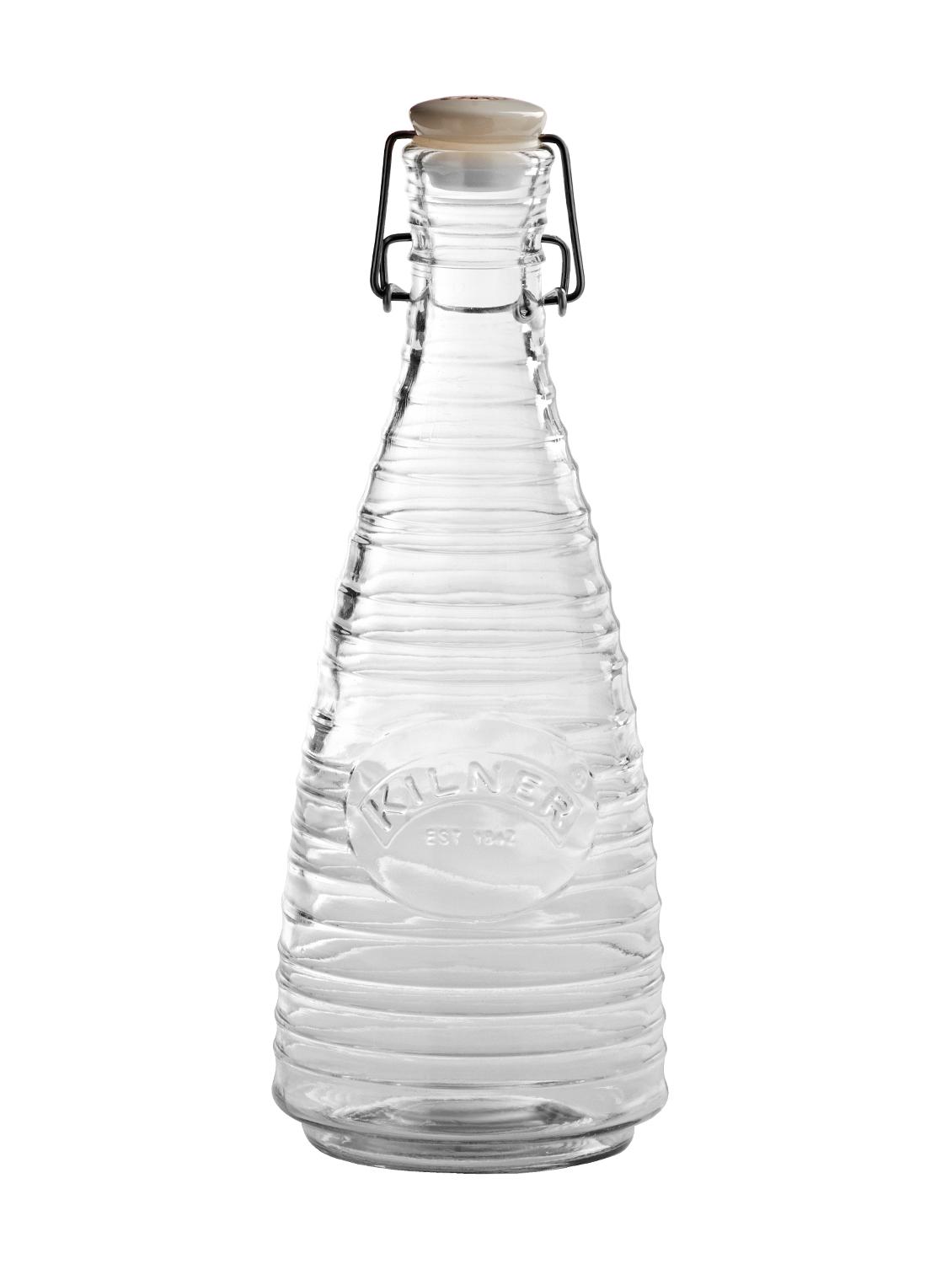 Transparent glass water bottle with ceramic lid - 1186545 - Zoom Image - 2