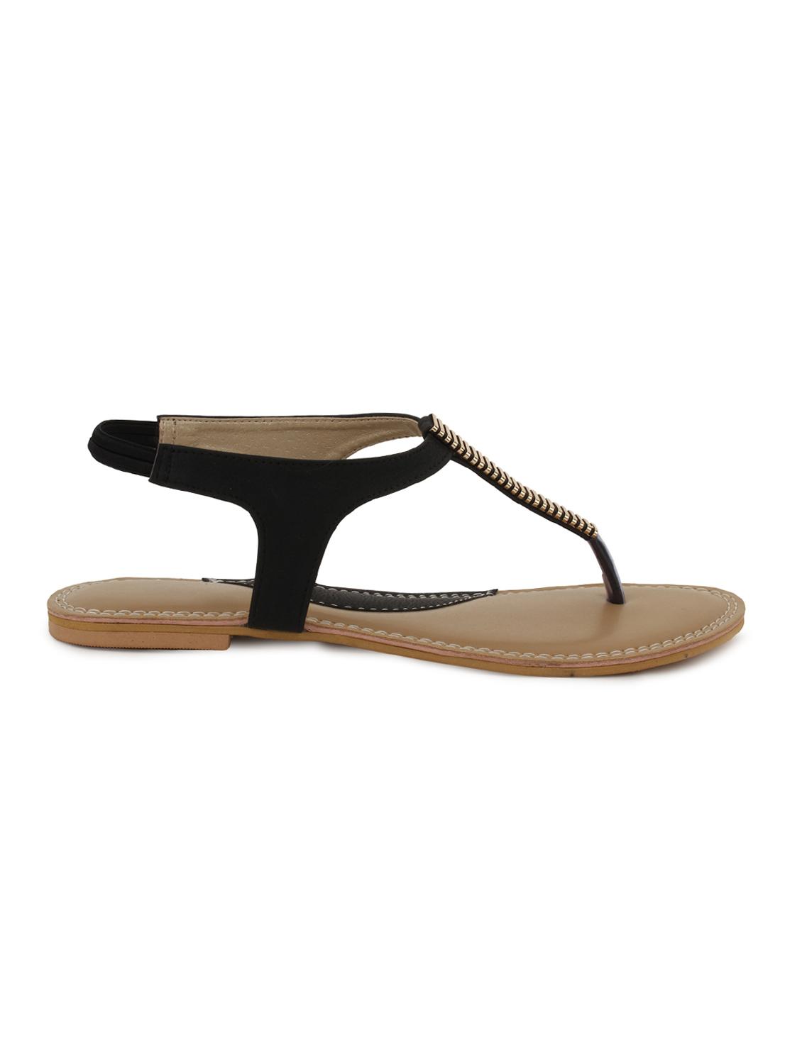 black suede back strap sandals - 11869360 - Zoom Image - 2