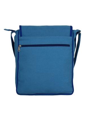 blue canvas printed sling bag - 11875212 - Standard Image - 2