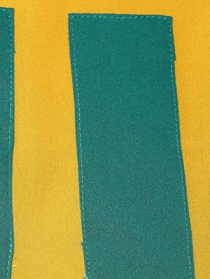 Straight color block Long Kurta - 11900667 - Standard Image - 5