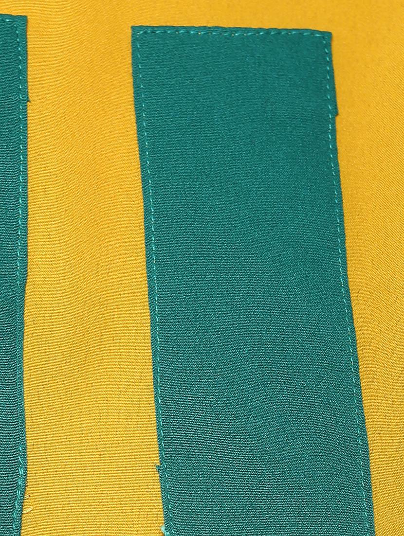 Straight color block Long Kurta - 11900667 - Zoom Image - 5
