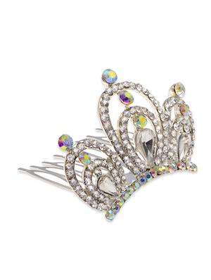 multi metal back hairclip - 11909102 - Standard Image - 2