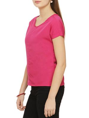 round neck solid tee - 11910584 - Standard Image - 2