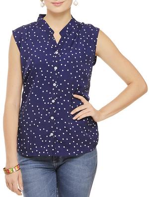 multi colored polyester regular top - 11910589 - Standard Image - 2