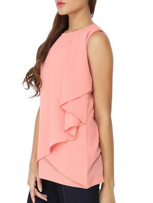 layered ruffle trim top - 11933287 - Standard Image - 2