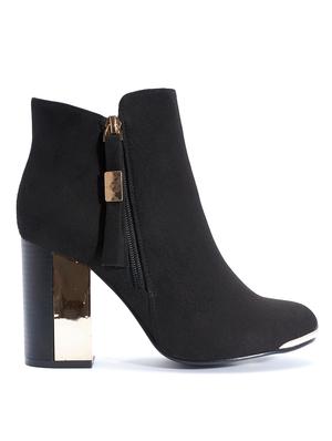 black synthetic ankle boot - 11946177 - Standard Image - 2