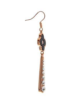 black metal drop earring - 11946532 - Standard Image - 2