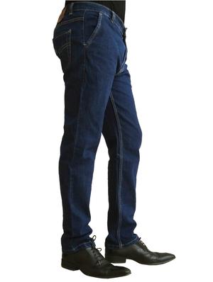 dark blue cotton plain jeans - 11947436 - Standard Image - 2