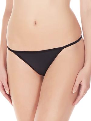 black nylon thongs panty - 11951958 - Standard Image - 2