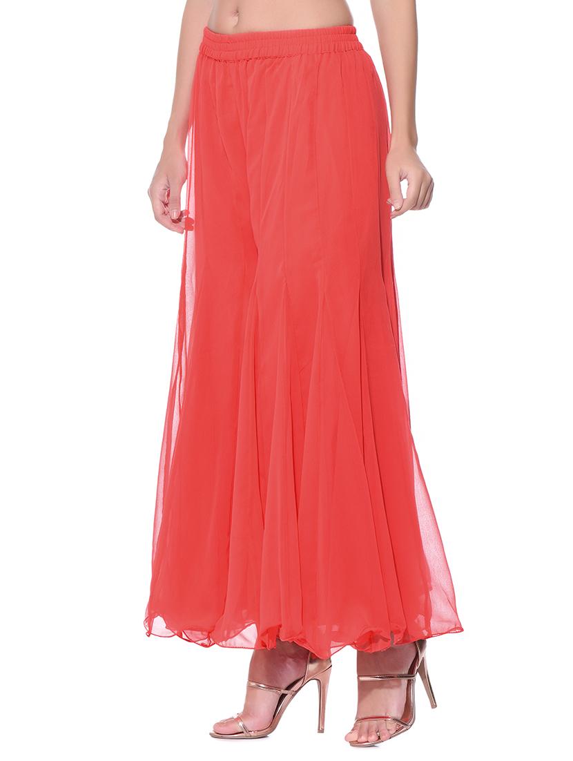 pink chiffon sharara - 11952698 - Zoom Image - 2