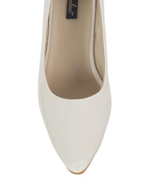 white patent leather pump - 12084399 - Standard Image - 5
