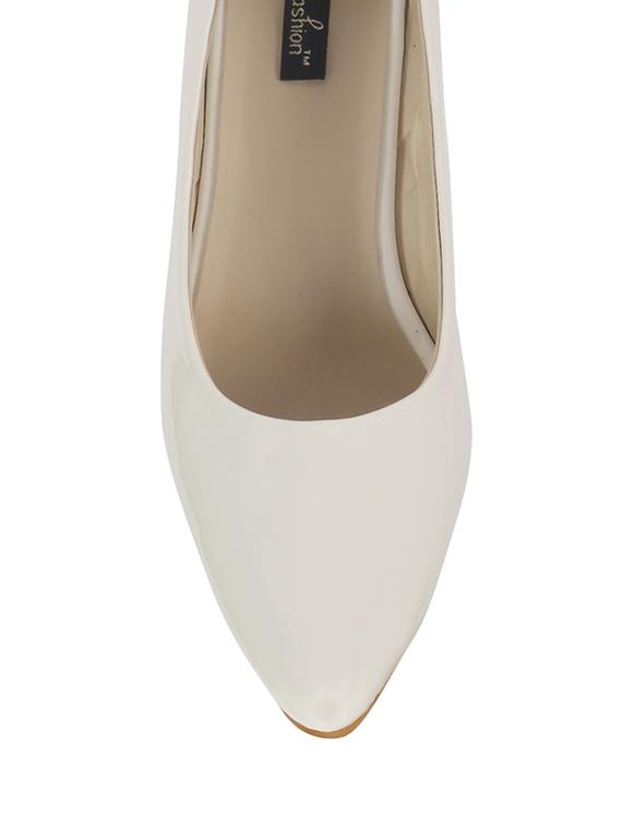 white patent leather pump - 12084399 - Zoom Image - 5