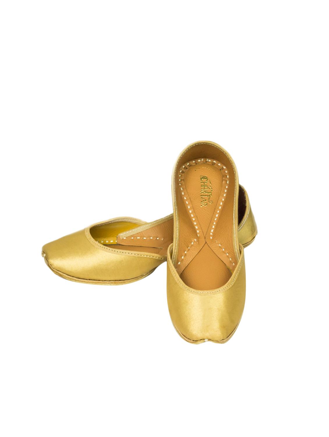 solid gold leather mojris - 12089789 - Zoom Image - 2