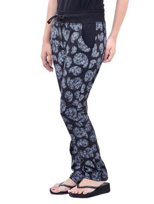 black cotton track pants - 12092709 - Standard Image - 2