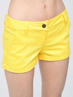 yellow cotton hot pants - 12107530 - Standard Image - 5