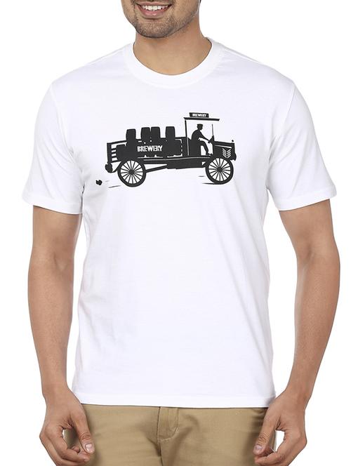 white cotton tshirt - 12114408 - Standard Image - 1