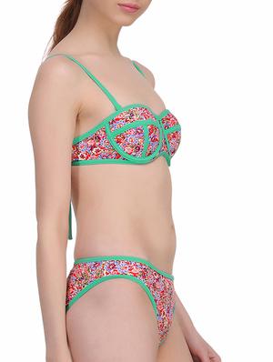 green nylon bikini - 12132438 - Standard Image - 2
