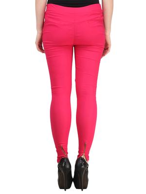 pink cotton jegging - 12150283 - Standard Image - 2