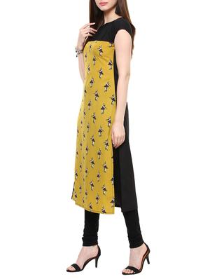printed straight kurta - 12150585 - Standard Image - 2