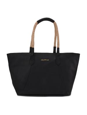 black leather handbag with combo - 12160270 - Standard Image - 2